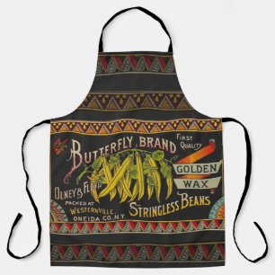 Koord-Bean-etiket Grogetable Land Schort