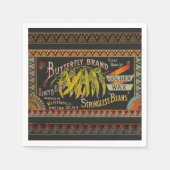 Koord-Bean-etiket Grogetable Land Servet (Voorkant)