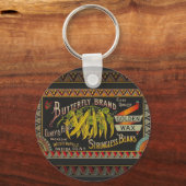 Koord-Bean-etiket Grogetable Land Sleutelhanger (Voorkant)