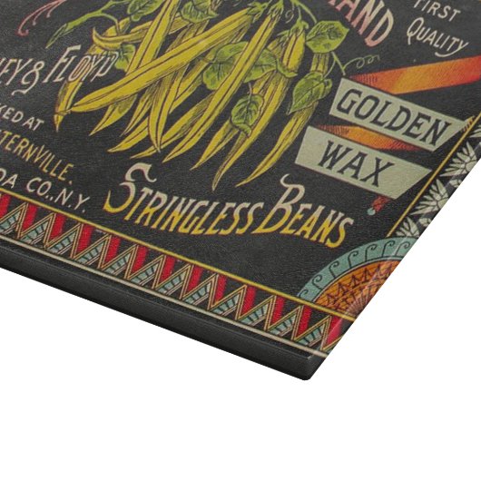 Koord-Bean-etiket Grogetable Land Snijplank (Hoek)