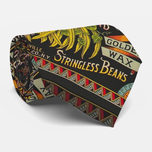 Koord-Bean-etiket Grogetable Land Stropdas (Opgerold)