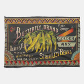 Koord-Bean-etiket Grogetable Land Theedoek (Horizontaal)