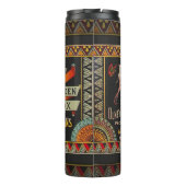 Koord-Bean-etiket Grogetable Land Thermosbeker (Achterkant)