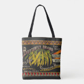 Koord-Bean-etiket Grogetable Land Tote Bag (Achterkant)