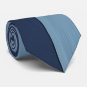 Koord das met koude blauwe denim print. (Opgerold)