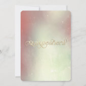 Koord licht gouden vonk kaart (Achterkant)