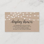 Koord lichten, Boerderij Kraft themed, display Sho Informatiekaartje (Voorkant)