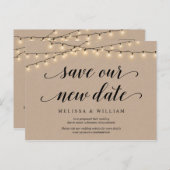 Koord Lichten, Kraft, sparen onze nieuwe datum, Ui Briefkaart (Voorkant / Achterkant)