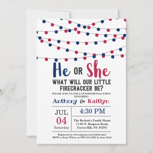 Koord op de vierde helft van juli kaart (Voorkant)