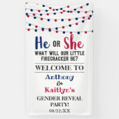 Koord op de vierde helft van juli spandoek (Verticaal)