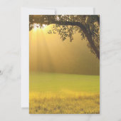 Koord van de Rustic Herfst van de Lichten Boom Vin Kaart (Achterkant)