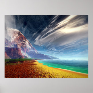 Koord van de tijd van 500 miljoen jaren poster