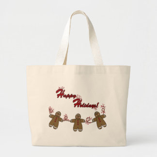 Koord van Gingerbreadmen Grote Tote Bag