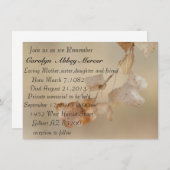 Koord van gouden bladeren kaart (Voorkant / Achterkant)