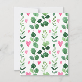 Koord van het hart feestdagenkaart