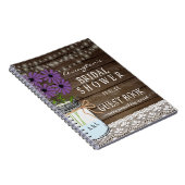 Koord van het Rustic Vrijgezellenfeest Guestbook v Notitieboek (Rechterzijde)