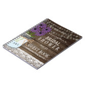 Koord van het Rustic Vrijgezellenfeest Guestbook v Notitieboek (Linkerzijde)