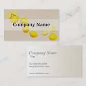 Koord van Lemons op  achtergrond Visitekaartje (Voorkant / Achterkant)