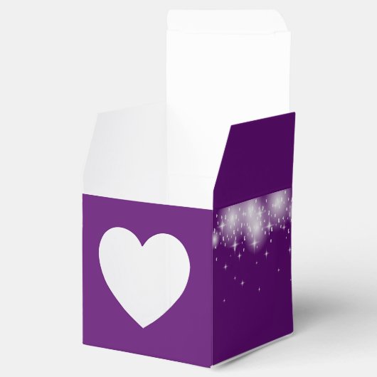 Koord van licht en sterren bruiloft bedankdoosjes (Geopend)