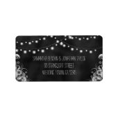 Koord van lichte alkbordetiketten voor middelgrote etiket (Voorkant)