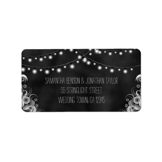 Koord van lichte alkbordetiketten voor middelgrote etiket (Voorkant)