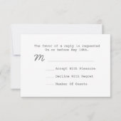 Koord van Lichten in de buitenwereld tijdens het h RSVP Kaartje (Achterkant)