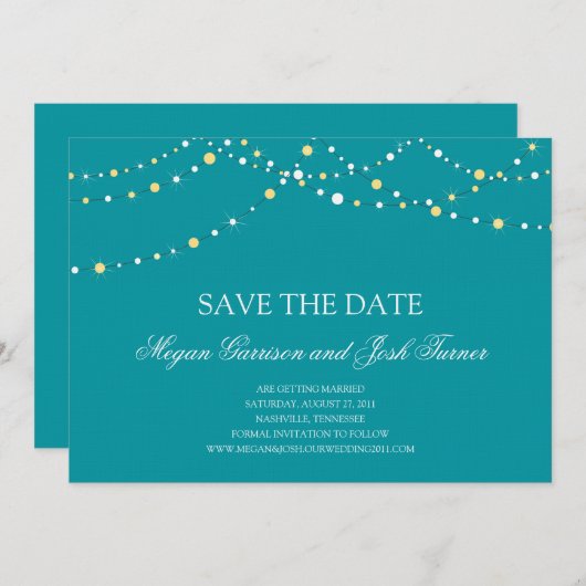 Koord van Lichten sparen de Datum Kaart (Voorkant / Achterkant)