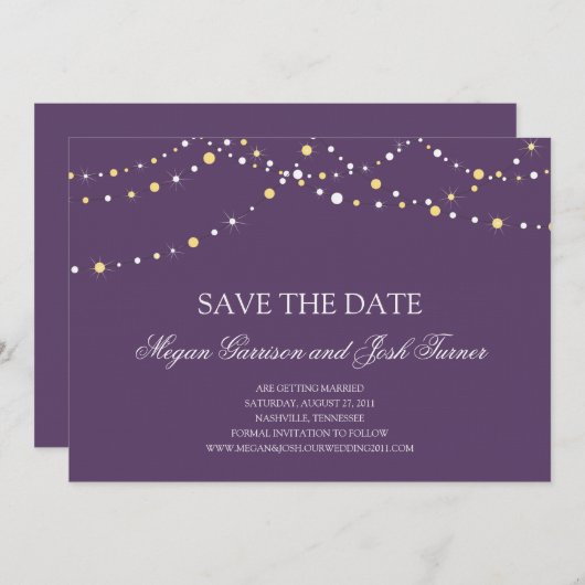 Koord van Lichten sparen de Datum Kaart (Voorkant / Achterkant)