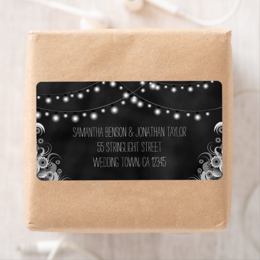 Koord van Lights Chalkboard grote weddenschappen Etiket (Insitu)