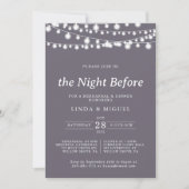 Koord verlicht nacht voor repetitief diner kaart (Voorkant)