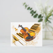 Koorden en sleutels_ briefkaart (Staand voorkant)