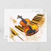 Koorden en sleutels_ briefkaart (Voorkant / Achterkant)