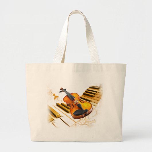 Koorden en sleutels_ grote tote bag (Voorkant)