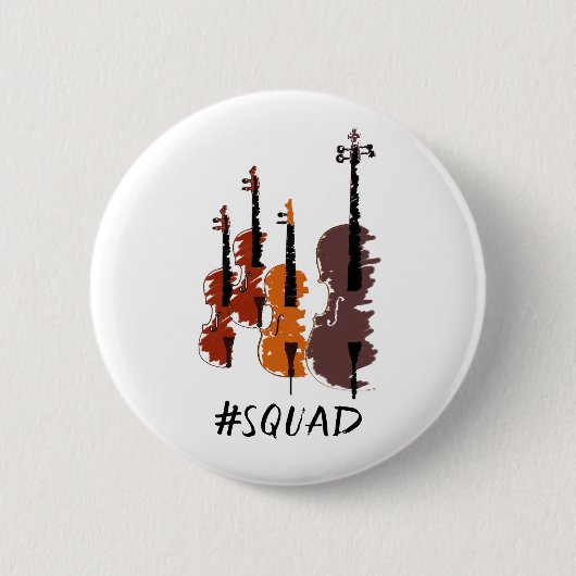 Koorden Squad Music Instrument Ronde Button 5,7 Cm (Voorkant)