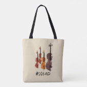 Koorden Squad Music Instrument Tote Bag (Achterkant)