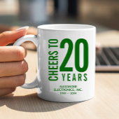 Koorden tot 20 jaar Business Jubileum Coffee Mok