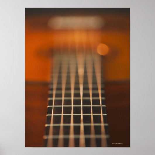 Koorden van de akoestische gitaar poster (Voorkant)