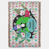 Koorden van de gevechtstermijn van de pinguïns van deken (Voorkant Verticaal)