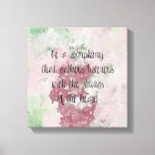 Koorden van de Hart Waterverf Canvas Afdruk (Voorkant)