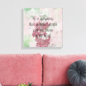 Koorden van de Hart Waterverf Canvas Afdruk (Insitu (Woonkamer))