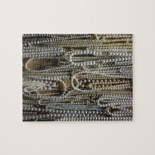 Koorden van parels legpuzzel (Horizontaal)