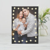 Koordenlampfamilie met kerstkaart (Staand voorkant)