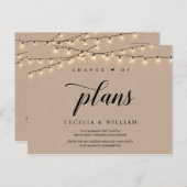 Koordlampjes, Kraft, wijziging van plannen, uitges Briefkaart (Voorkant / Achterkant)