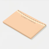 Koordlampjes op perzikkleurige oranje Post-it noti Post-it® Notes (Schuin)