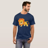 Koorts Cute Cartoon Lion T-shirt (Voorkant volledig)