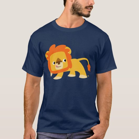 Koorts Cute Cartoon Lion T-shirt (Voorkant)