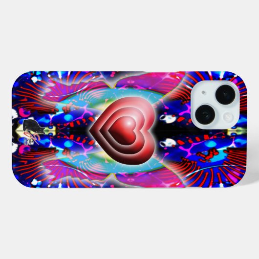 Koorts van glys Case-Mate iPhone case (Achterkant (horizontaal))