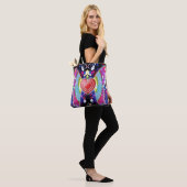 Koorts van glys tote bag (Op model)