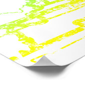 Koortsblauw Poster (Hoek)