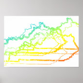 Koortsblauw Poster (Voorkant)